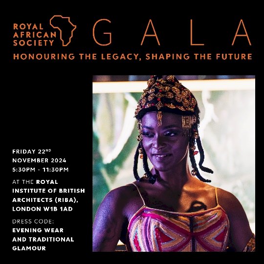 ROYAL AFRICAN SOCIETY BENEFIT GALA, FRIDAY 22 NOVEMBER