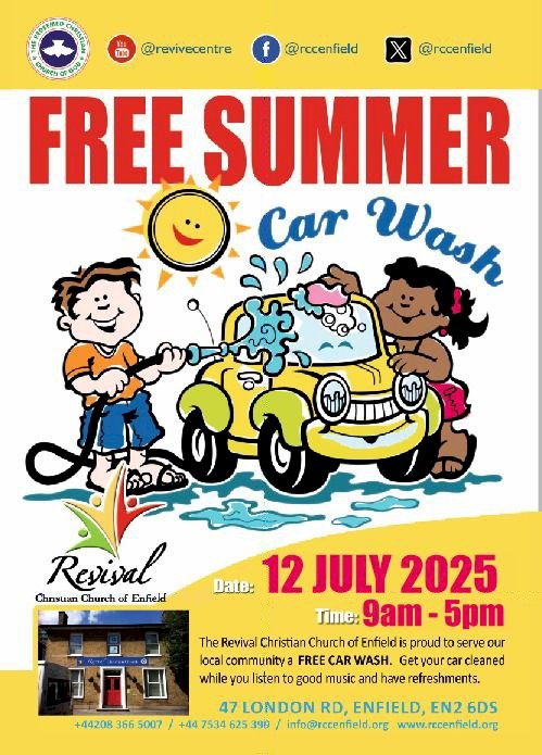 Historic 13th Annual Free Summer Car Wash - Black Church Leadership Meets Caribbean Heritage Mayor