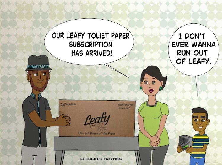 Leafy Toilet Paper